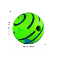 互動式狗玩具,滾動或搖動時發出有趣的笑聲,寵物最懂 - 綠色 - 查看 10