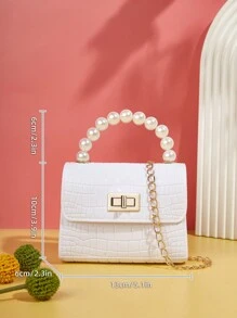 手提包、儿童包、迷你可爱斜挎包、零钱包 - 送礼佳品 - 白色 - 查看 6