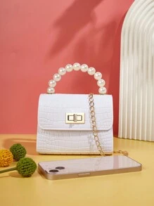 手提包、儿童包、迷你可爱斜挎包、零钱包 - 送礼佳品 - 白色 - 查看 3