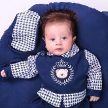 Baby Boys Jumpsuits - Màu xanh hải quân - Xem 3