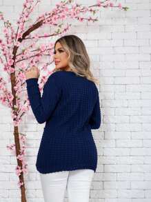 Women Cardigans - Màu xanh hải quân - Xem 2