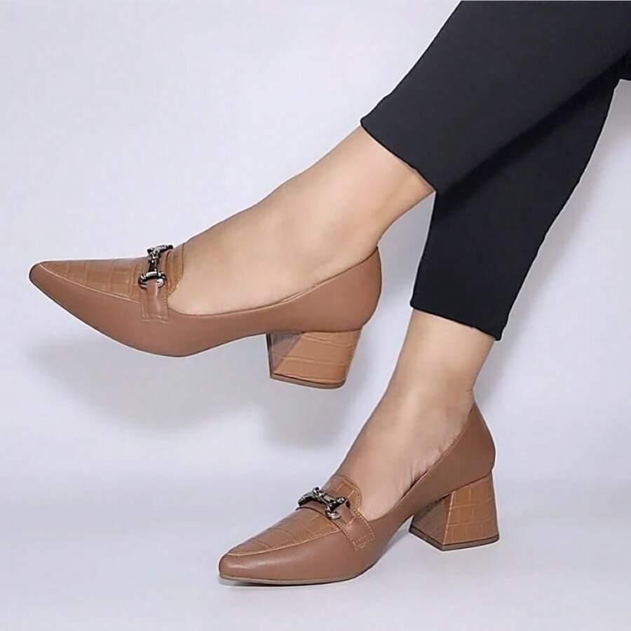 Women Pumps - 駝色 - 查看 1
