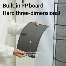 1 Confezione Borsa Appendibile per Riporre, Borsa Multifunzione da Appendere alla Porta, Borsa per Organizzare e Riporre, Borsa Pieghevole per la Casa, Borsa Trasparente Multistrato da Appendere al Muro per Riporre Oggetti in Modo Visibile, Accessori Scolastici, Decorazione per la Stanza, Organizer per Studenti Universitari