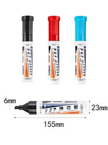 Pop Marker Pen, Refillable, Advertising Pen, Student Poster Pen, Signature Pen, Doodle Mark Pen. Suitable For Poster Design, Interior Design, Architectural Design. Random Packaging. - Multicolor - View 8