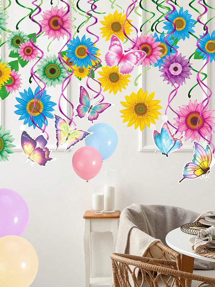Turypaty Bannière décorative pour 18e anniversaire - Bleu et argenté - Décoration de porte « Happy 18 Birthday
