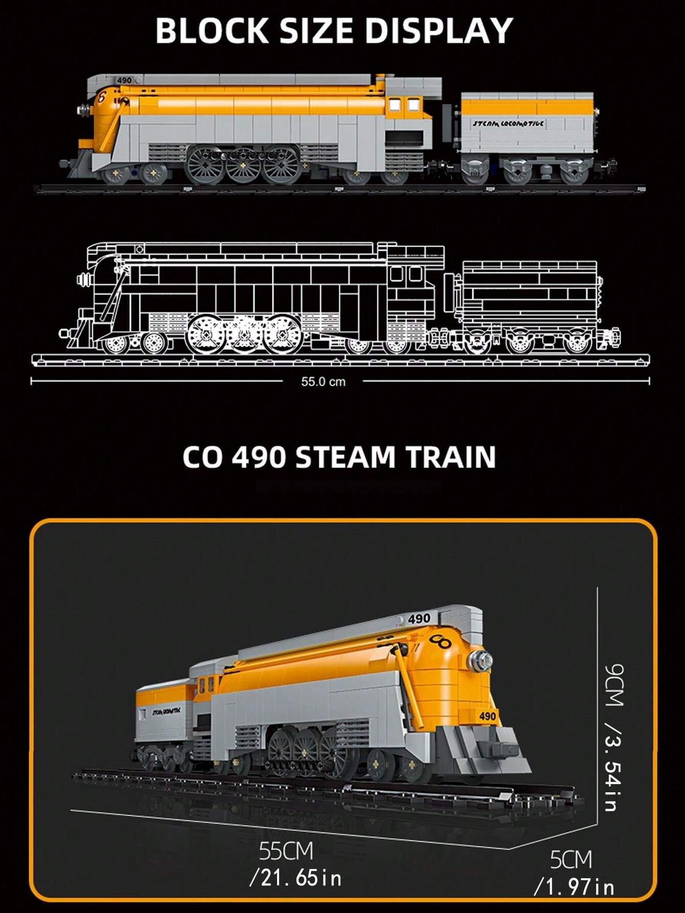 Big Guy Locomotive, BRO1 Steam Train,CN5700 Steam Train,TH10 Steam ...