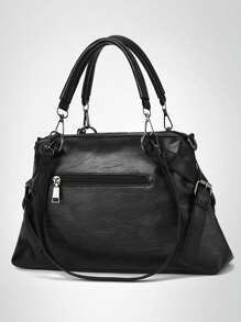 Fashionable Zebra Stripe Large Capacity Women's Handbag Tote Bag, Best Mother Day Gifts Ever - Black and White - View 6