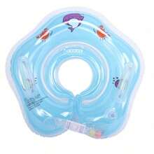 1 PC Swimming Inflatable Neck Ring, Thickened Double Balloon Neck Neck Swimming Ring, Perfect For Swimming Pool Party Decorations And Summer Water Fun - Multicolor - View 7