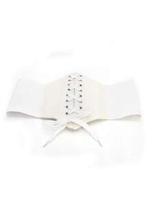 Women Corset Belts - 白色 - 查看 2