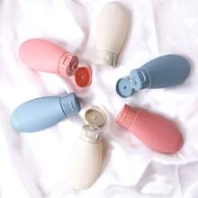 1pc 60ml Soft Squeeze Travel Dispensing Bottle For Shampoo, Shower Gel, Lotion, Large Capacity - Multicolor - View 1