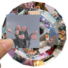 50pcs Scenery Ins Stickers, Graffiti Cartoon Cute Vinyl Waterproof Stickers, Suitable For Water Bottles, Laptops, Phones, Skateboards, Guitars, Luggage, Clipboards, Hard Hats, Decor For Children, Teenagers And Adults Party Supplies, Scrapbooking And Gifting,Skateboard,Scrapbooking,Bible Study Supplies,Brown Sticker,Keyboard Stickers,Journaling