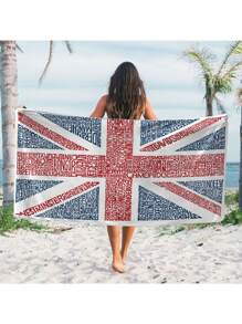 旅行和度假必備禮物-游泳池、沙灘和野營成人男女必備沙灘毛巾假日禮物 - 彩色 - 查看 1