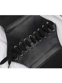 Women Corset Belts - Black - View 3