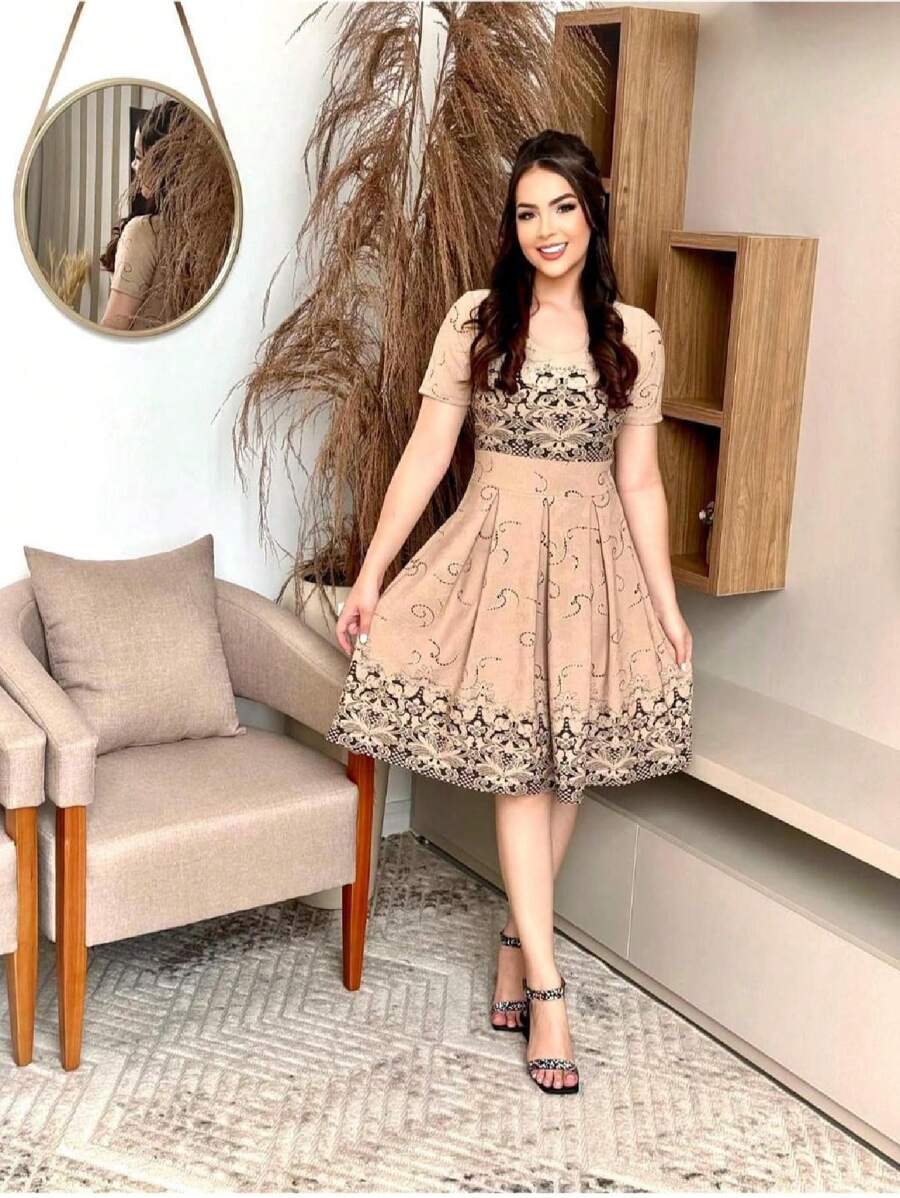 Women Dresses - Marrón Mocha - Ver 1
