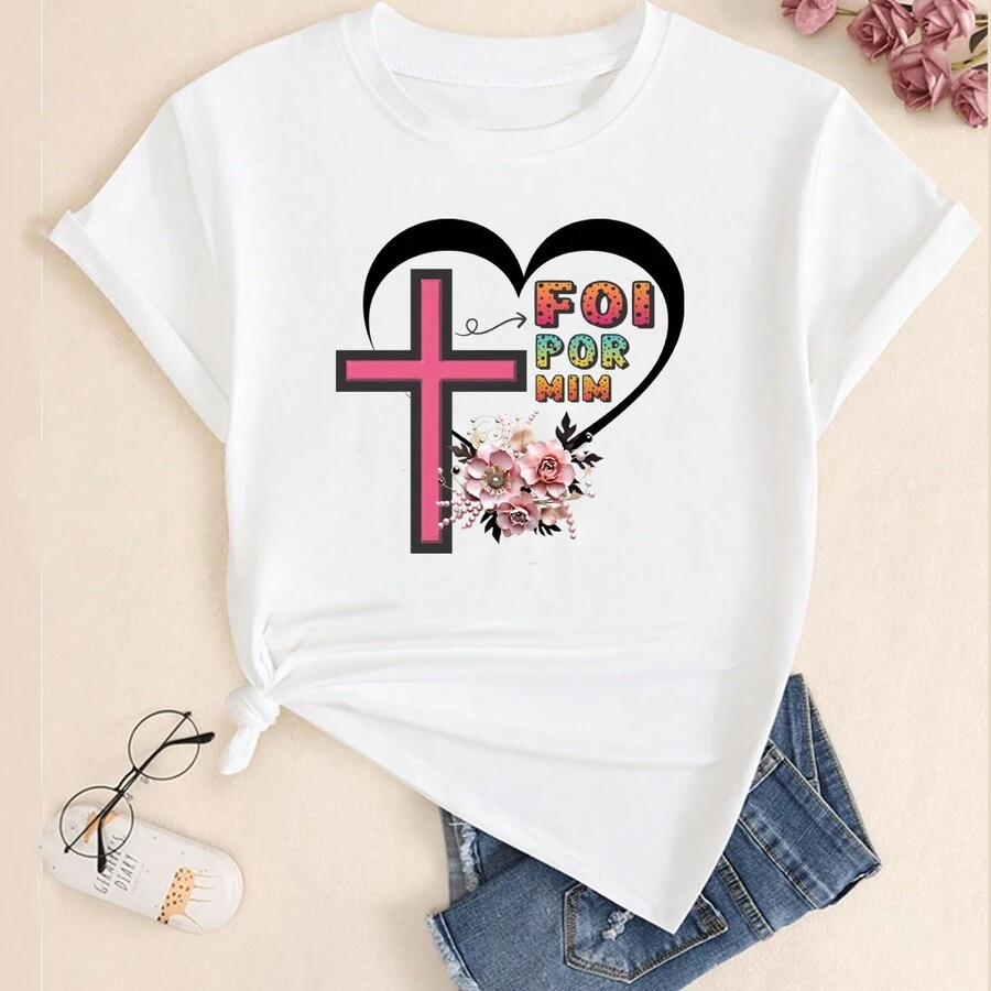 Women T-Shirts - trắng - Xem 1