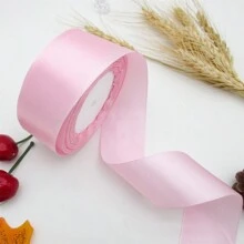 25码编织缎带，适用于钩编、帽子、编织、婚礼蛋糕、礼品包装、DIY、场景装饰、节日装饰、房间装饰、窗户装饰、走廊装饰、办公室装饰、圣诞节家居装饰。多款式涤纶丝带，适用于DIY、玫瑰花材料、礼品包装缎带、婚礼和派对蝴蝶结 - 通用节日用途，无需电池或电力，无需羽毛。 - 1卷 - 查看 30