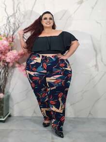 Women's Fashion Pants Large Woman Cold Knit Lightweight Fabric - Nhiều màu - Xem 6