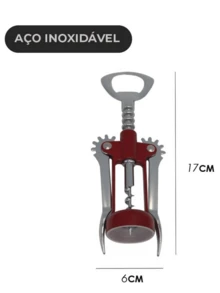 Dụng cụ mở nút chai, bia, dụng cụ mở hộp - Bạc - Xem 3