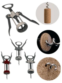 Dụng cụ mở nút chai, bia, dụng cụ mở hộp - Bạc - Xem 2