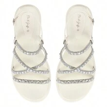 Women Flat Sandals - 白色 - 查看 4