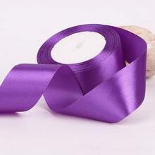 1 Roll 4cm Satin Ribbon, 22 Meters, Diy Handmade Rose Flower Material, Cake Box Packaging Ribbon, Flower Bouquet Wrapping, Gift Packaging Ribbon, - Width About 4cm - View 17