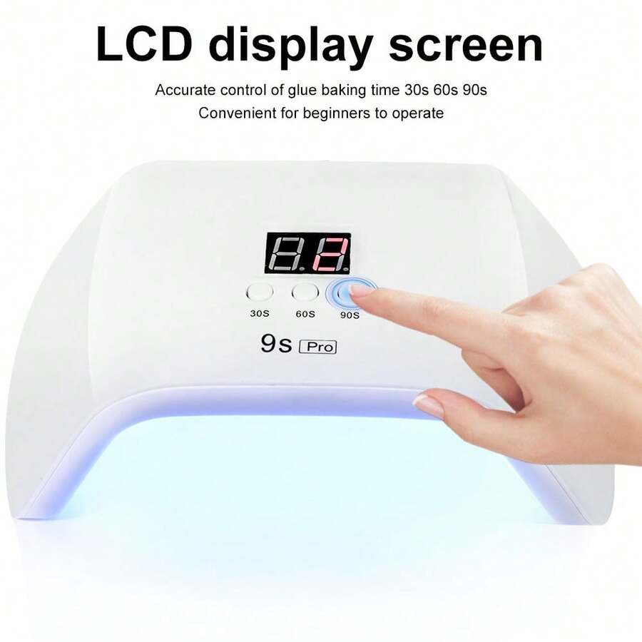 Nail Dryer With Auto Sensor, Rechargeable, UV LED Nail Lamp Dryer Lamps For Gel Polish