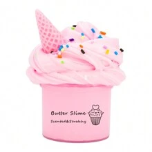 70ML Scented Butter Slime,Stretchy And Non-Sticky,Ice Cream Cones Accessories,Birthday, Holiday, Easter Day Party Gifts,DIY Stress Relief Toys,Slime,Slime Kit,Butter Slime