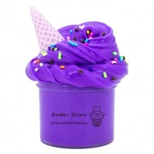 70ML Scented Butter Slime,Stretchy And Non-Sticky,Ice Cream Cones Accessories,Birthday, Holiday, Easter Day Party Gifts,DIY Stress Relief Toys,Slime,Slime Kit,Butter Slime