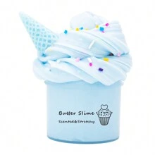 70ML Scented Butter Slime,Stretchy And Non-Sticky,Ice Cream Cones Accessories,Birthday, Holiday, Easter Day Party Gifts,DIY Stress Relief Toys,Slime,Slime Kit,Butter Slime