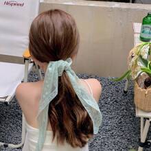 1 Máy Tính Nữ Mỏng Pháp Retro Ren Tam Giác Khăn, Dây Đeo Đầu, Khăn Quàng Cổ, Ruy Băng, khăn Choàng Thời Trang, Trang Trí Thường Ngày Thanh Lịch - khăn choàng ren hình tam giác - Xem 3