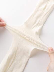 3pcs Trẻ em Nguyên chất Màu sắc Quần tất lưới - Nhiều màu - Xem 5