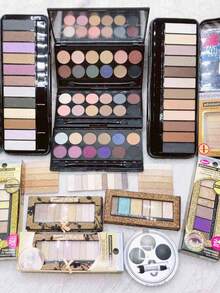 SURPRISE Makeup BOX, MYSTERY BOX MAKEUP The Makeup Products Included Are Eye Shadow, Eyebrow Pencil, Blush, Eyeliner, Mascara, Lipstick, Lip Liner, Cream Makeup Base, Powder, Foundation Makeup, Loose Powder And Much More. - 15PCS - View 9