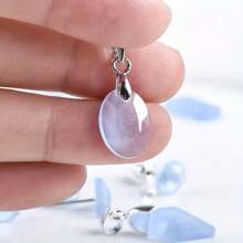 DIY Gương Đồ trang sức Pha lê Keo dính Khuôn silicon Love Hình học Mặt trăng Thập cẩm Đá quý Vật rủ xuống Khuôn Năm Ngôi sao - Khuôn đá quý - Xem 5