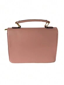 Women Top Handle Bags - 粉色 - 查看 3