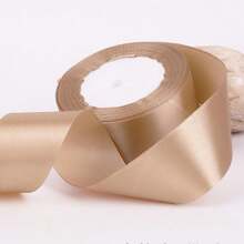 1 Roll 4cm Satin Ribbon, 22 Meters, Diy Handmade Rose Flower Material, Cake Box Packaging Ribbon, Flower Bouquet Wrapping, Gift Packaging Ribbon, - Width About 4cm - View 20