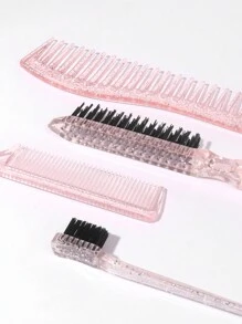 4 Pieces Hair Brush Side Brush Tease Hair Comb Set For Combing The Sides And Back Of The Hair, Suitable For Men And Women Of Any Hair Type,Hair Brush,Comb,Hair Tools,Hair Products And Accessories For Barber Salon Beauty Travel Essentials,Back To School,Travel Holiday Essentials,Hair Accessories For Women,Brush,Hair Brushes,Edge Brush,Brush Hair,Hair Comb,Comb Hair,Detangling Brush,Ball Brush,Mini Hair Brush,Hair Brush Set,Wooden Comb,Hair Brush, Brush, Comb, Slick Back Brush, Hairbrush, Edge Brush, Brush Hair, Hair Comb, Hair Brush Set, Comb Hair, Mini Hair Brush, Detangling Brush, Hair Brushes,Hair, Accessories, Hair Products, Hair Tools, Hair Stuff, Hair Care, Curly Hair Brush, Barber, Barber Accessories, Hairdressing Equipment,Travel Essentials,Travel Essential,Hairstyle,Hairdressing - Multicolor - View 6
