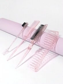 4 Pieces Hair Brush Side Brush Tease Hair Comb Set For Combing The Sides And Back Of The Hair, Suitable For Men And Women Of Any Hair Type,Hair Brush,Comb,Hair Tools,Hair Products And Accessories For Barber Salon Beauty Travel Essentials,Back To School,Travel Holiday Essentials,Hair Accessories For Women,Brush,Hair Brushes,Edge Brush,Brush Hair,Hair Comb,Comb Hair,Detangling Brush,Ball Brush,Mini Hair Brush,Hair Brush Set,Wooden Comb,Hair Brush, Brush, Comb, Slick Back Brush, Hairbrush, Edge Brush, Brush Hair, Hair Comb, Hair Brush Set, Comb Hair, Mini Hair Brush, Detangling Brush, Hair Brushes,Hair, Accessories, Hair Products, Hair Tools, Hair Stuff, Hair Care, Curly Hair Brush, Barber, Barber Accessories, Hairdressing Equipment,Travel Essentials,Travel Essential,Hairstyle,Hairdressing - Multicolor - View 5