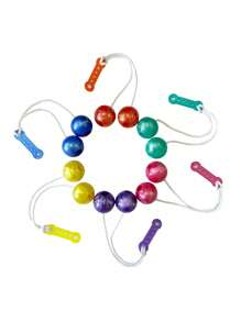 1pc 3cm Fun Skill Toy Pro-Clackers Ball, Clack Ball, Clack Ball, Shake & Hit Ball, Random Delivery - Multicolor - View 3