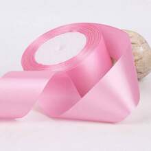 1 Roll 4cm Satin Ribbon, 22 Meters, Diy Handmade Rose Flower Material, Cake Box Packaging Ribbon, Flower Bouquet Wrapping, Gift Packaging Ribbon, - Width About 4cm - View 23