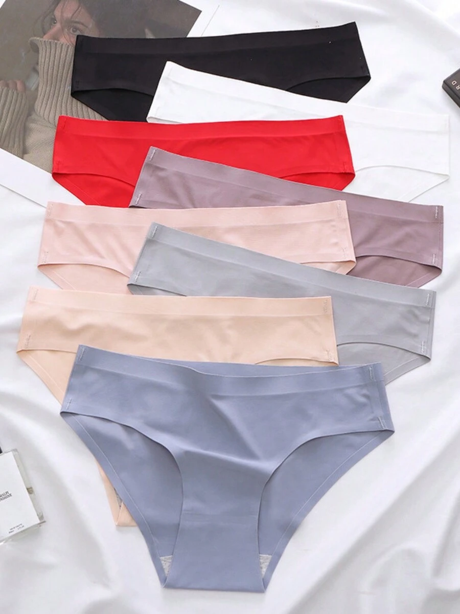 4 pack braga invisible pantaleta sin costuras transparente Cómodas Transpirables Confort - Multicolor - Ver 1