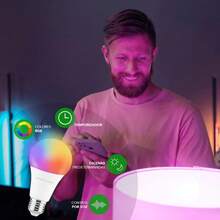 Select Sound Rocket House Rainbow Rgb Wifi 11w Led Smart Light - Multicolor - View 5
