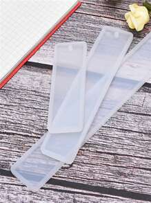 DIY 创意长书签环氧树脂硅胶模具，易于脱模 - 白色 - 查看 3