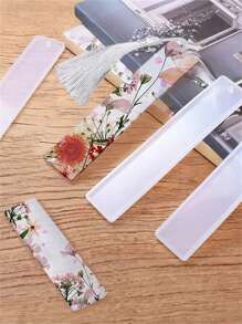 DIY 创意长书签环氧树脂硅胶模具，易于脱模 - 白色 - 查看 2