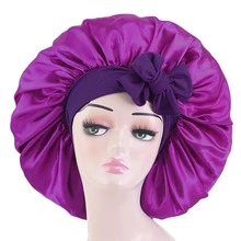 1 Miếng Có thể điều chỉnh Lụa Sa tanh Khăn xếp Mũ lưỡi trai Đối với Đang ngủ , Phụ nữ Người đàn ông Đàn hồi Dây buộc tóc Đối với Dài Tóc xoăn , Phòng tắm Phụ kiện - nhiều màu - Xem 14