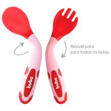 Buba Baby Feeding Tools - Màu Hồng Tươi - Xem 3