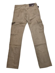 Men's Cargo Pants - 駝色 - 查看 3
