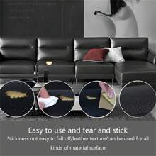 1pc Self Adhesive Leather For Sofa Repair Patch Furniture Table Chair Sticker