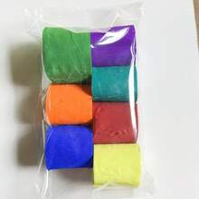 7 Piezas 80 Metros Guirnalda De Papel Crepé De Decoración Para Fiesta - color retro - Ver 4