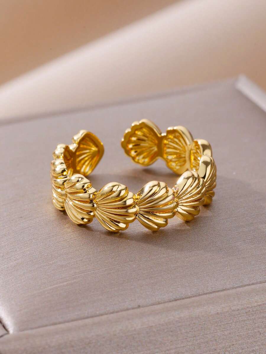 Shell Rings For Women Rings Finger Chunky Wedding Statement Jewelry Shell Ring Gift - 5708 - View 1