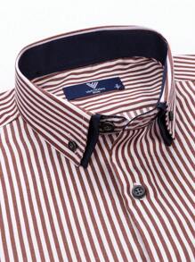 Men Shirts - màu nâu - Xem 3